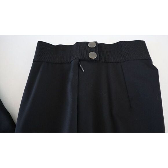 Elizabeth and James Women's Sz 4 Black Stretch Side Zip Bell Bottom Dress Pants - Picture 4 of 7